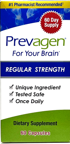 Prevagen Regular Strength Dietary Supplement – 60 Capsules, Factory Sealed