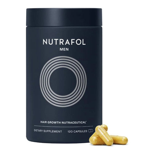 Nutrafol Men's Hair Growth Supplement – 120 Capsules, 1 Month Supply, Authentic