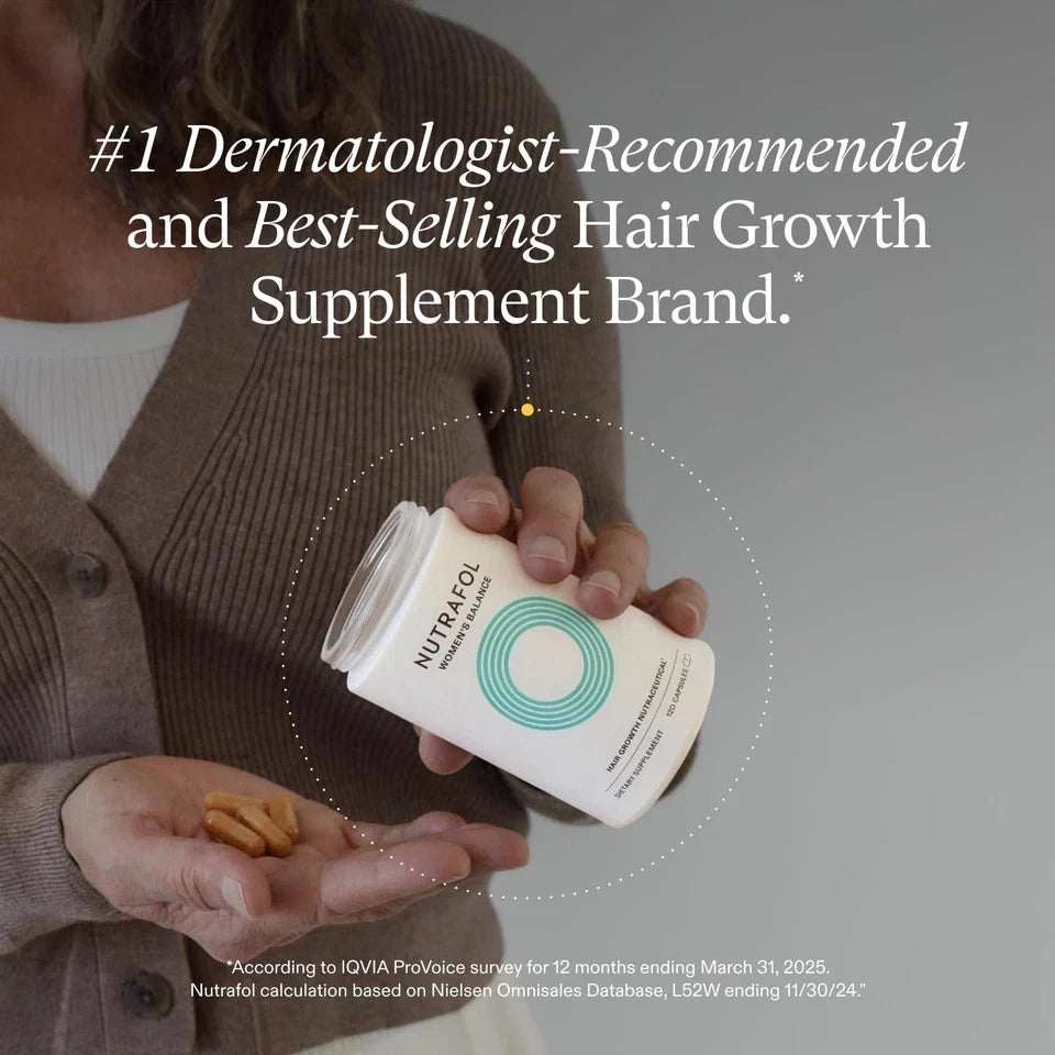 Nutrafol Women’s Balance Hair Growth Supplement – 120 Capsules
